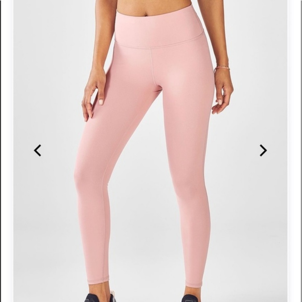 Salar Solid PowerHold Leggings Fabletics-Blush